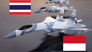 Indonesia VS Thailand Military Power Comparison - 2017 HD