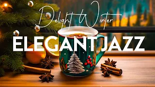 Elegant Winter Jazz ☕ Delight Smooth Coffee Jazz Music and Sweet Bossa Nova Piano for Relaxation