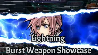 【DFFOO】Lightning LD & Burst Weapon Showcase