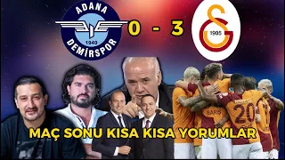Adana Demirspor 0 - 3 GALATASARAY - Serhat Akın,Rasim Ozan Kütahyalı,Ahmet Çakar,Haluk Yürekli