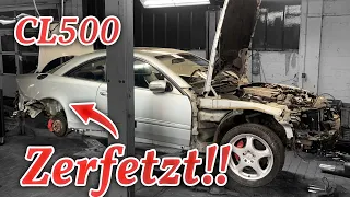 Krasser UNFALLSCHADEN! Kann ich den CL500 Retten?! | MOODY Cars