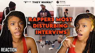 Rappers Most DISTURBING Interviews | Reaction Video