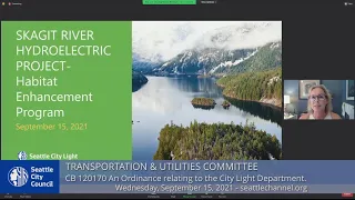 Seattle City Council Transportation & Utilities Committee 9/15/21