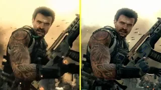 Call of Duty Black Ops 2 E3 2012  Demo vs Retail PS3 Graphics Comparison