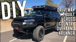 DIY DRIVEWAY BUILT Overland 4Runner Used for Months Long Cross Country Adventure