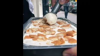 How to scoop Banana Pudding Ice Cream 🍦 by Salvatore LoBuglio Little Cupcake Bakeshop