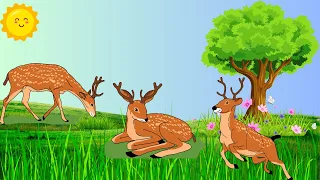 The three deer story | English Short Moral Stories for kids | The Proud  Deer - Bedtime stories