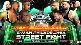 WWE 2K24 | Bobby Lashley & Street Profits Vs The Final Testament | WrestleMania 40