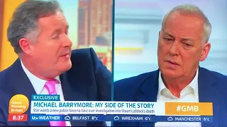 Michael Barrymore with his solicitor James Heath on GMB 04/03/20