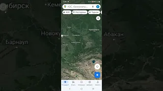 Красноярск на карте