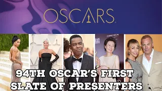 OSCARS 2022 || FIRST SLATE OF PRESENTERS RELEASED
