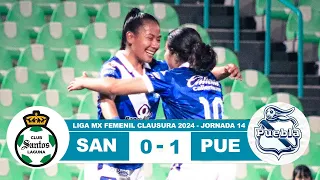 Santos Laguna Femenil vs Puebla 0-1 Resumen Goles 2024