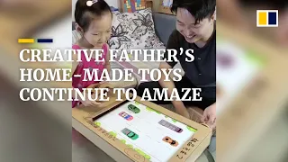 Creative father’s home-made toys continue to amaze in China