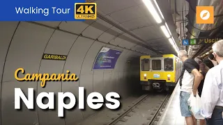 Garibaldi to Toledo Naples(Napoli) 🇮🇹 2022 | Video Walks 4K