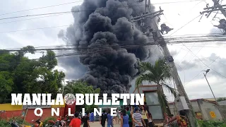 Fire hits a slipper and carton factory in Jubay, Liloan, Cebu