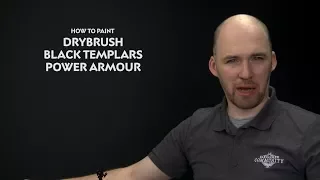 WHTV Tip of the Day: Drybrush Black Templars Power Armour