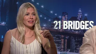 Chadwick Boseman & Sienna Miller Interview: 21 Bridges