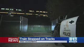 Amtrak Train Stopped On Tracks Due To Possible Pedestrian Death