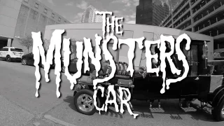 Eddie Munster with the Munster Car