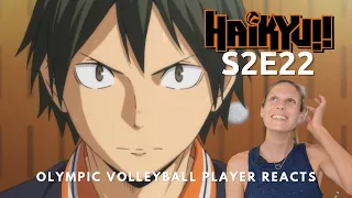 Olympic Volleyball Player Reacts to Haikyuu!! S2E22: "The Former Coward's Fight"