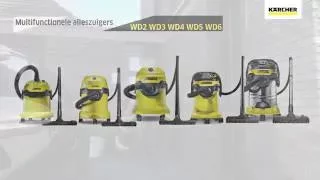 Karcher Alleszuigers WD2 WD3 WD4 WD5 WD6