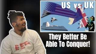 AMERICAN REACTS TO Could US military conquer UK if it wanted to? (2019)