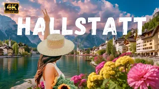 HALLSTAT! EUROPE MOST BEAUTIFUL VILLAGE, TRAVEL DAY TRIP BY TRAIN 4K60FPS