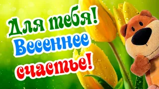 К вам спешит весеннее счастье! Встречайте!