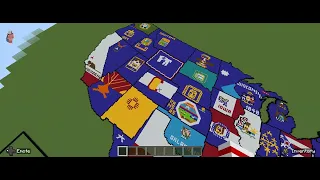 usa flag map in minecraft