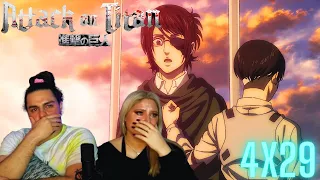 SO LONG, HANGE! | Attack On Titan Season 4 Episode 29 - The Final Chapters Special 1 Reaction! [SUB]