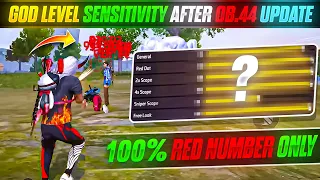 GOD LEVEL 200 SENSITIVITY SETTINGS FREE FIRE AFTER OB.44 UPDATE || HOW TO FIND BEST SENSITIVITY