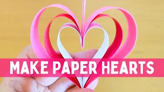 Make a Paper Heart Decoration: DIY Valentine's Day Craft