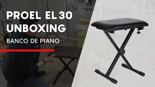 PROEL EL30 UNBOXING BANCO DE PIANO