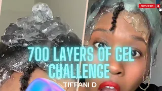 700 LAYERS OF GEL CHALLENGE!🔥🔥🔥 (FULL VIDEO)- TIFFANI D