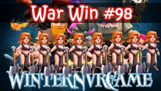 Clash of Clans | The Mass Valkyrie WAR | WinterNvrCame War Win #98