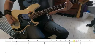 Ghost - Spillways - Bass Cover (with tab!)