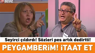 Peygamberim! İtaat et! Canlı yayındaki sözleri izleyenleri çıldırttı!