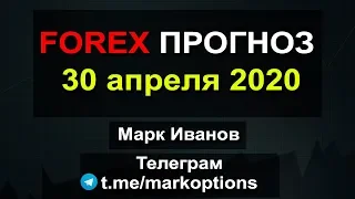 Форекс прогноз на 30 апреля 2020
