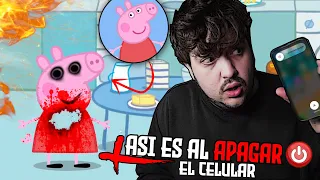 🔥... ESTO hace la APP de PEPPA PIG cuando APAGAS EL CELULAR 😨