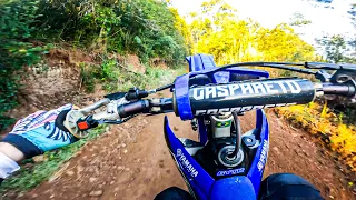 YZ 250 2T NA TRILHA DO CARVÃO, LAMA, ROIA E ATOLEIRO!