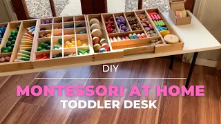 Montessori At HomeToddler Desk DIY#montessoriwithhart