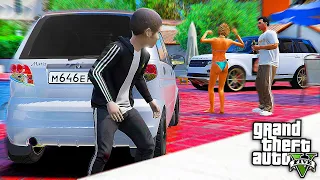 ОТЕЦ И СЫН В GTA 5 - 24 ЧАСА СЛЕЖУ ЗА ПАПОЙ ! С КЕМ ОН ПРОВОДИТ ВРЕМЯ ? ⚡ ГАРВИН