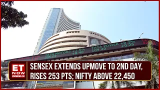 Sensex Extends Upmove To 2nd Day, Rises 253 Pts; Nifty Above 22,450; JSW Steel Gain 2%| Closing Bell