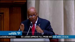 Pres. Zuma hits back at MPs for raising issues from books