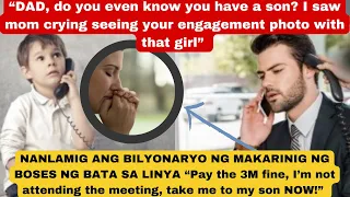 NANLAMIG ANG BILYONARYO NG MAKARINIG ANG BOSES NG BATA SA LINYA "Pay the 3M fine, I'm not attending