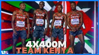 4X400M RELAYS KENYA TEAM THAT WILL DOMINATE THE ATHLETICS WORLD!