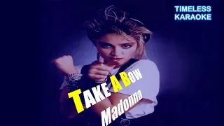 TAKE A BOW MADONNA KARAOKE