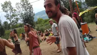 the Bits dancing in Lost theory 2015 croatia! psytrance