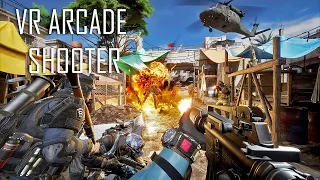 VR MILITARY ARCADE SHOOTER 2023 | Crossfire Sierra Squad | No Commentary Gameplay | Max Settings