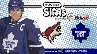 NHL 16 - Coyotes vs Maple Leafs (Hockey Sims)